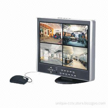 H.264 4CH Standalone DVR with 15-inch LCD